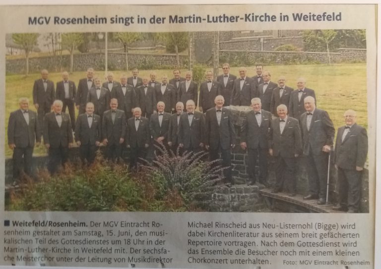 Musikalische Ausgestaltung Gottesdienst – Martin-Luther-Kirche